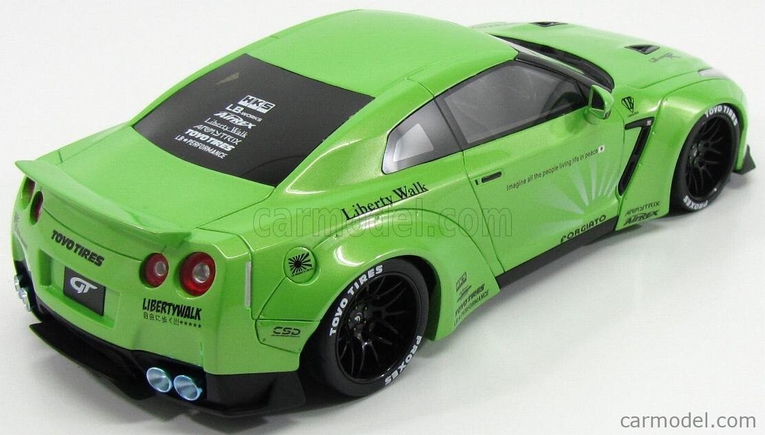 Nissan GT-R R35LB★PERFORMANCE 1/18 1/18 GT Spirit NISSAN R35 GT-R LB Performance Liberty Walk