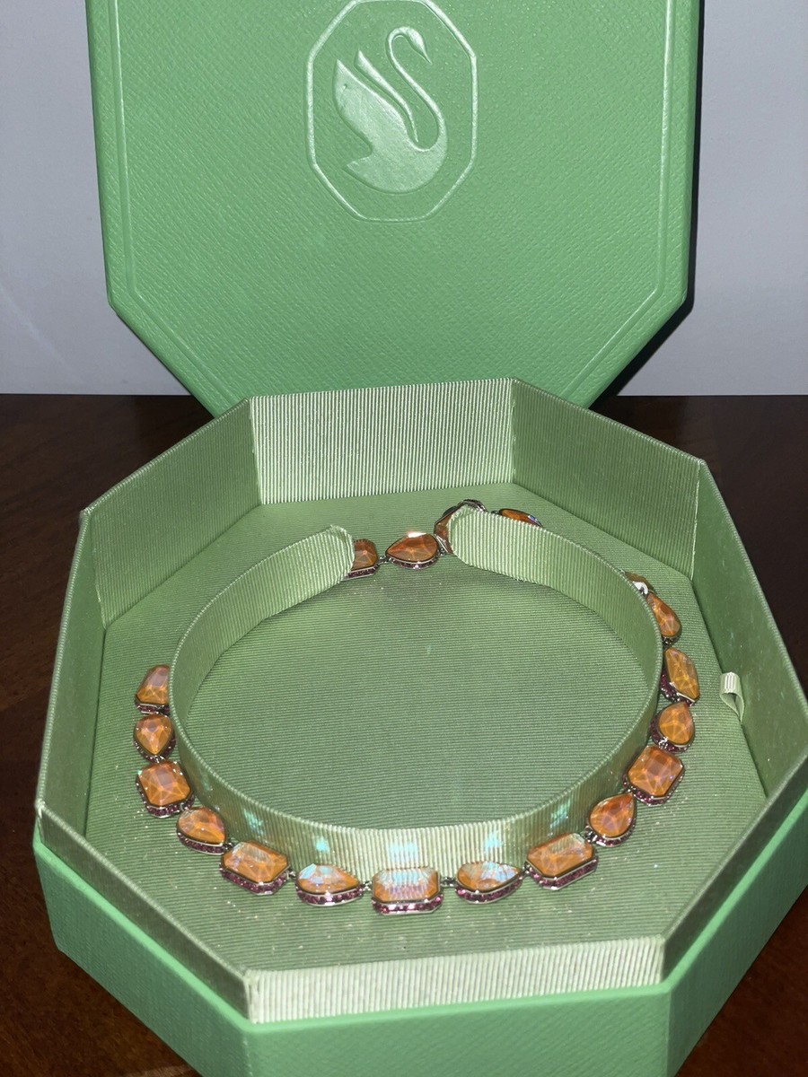 SWAROVSKI ORBITA NECKLACE MAGNETIC CLOSURE MIXED CUTS