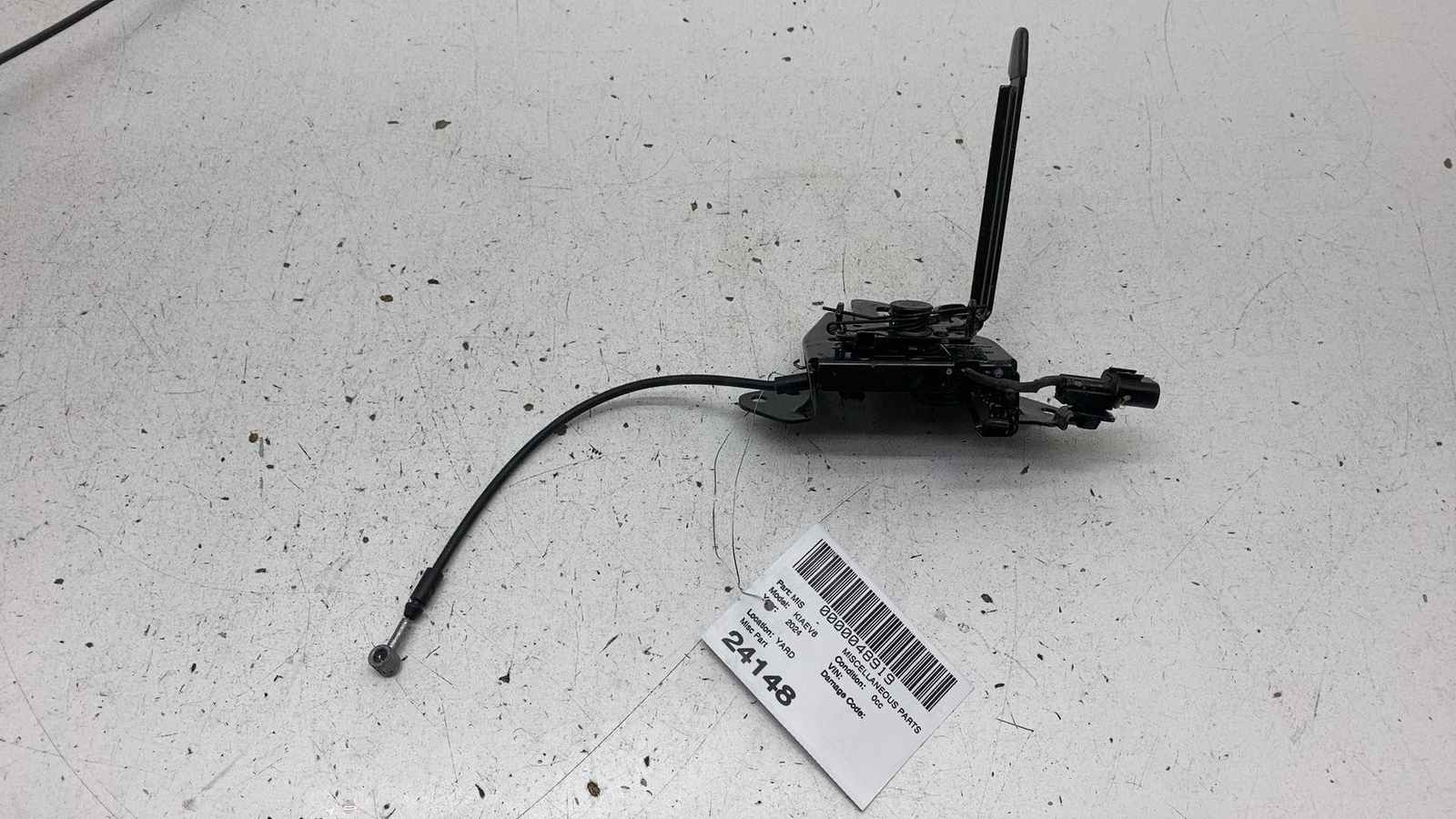 2022 2023 2024 Kia EV6 Hood Bonnet Lock Latch Release w/ Cable Connect Assembly