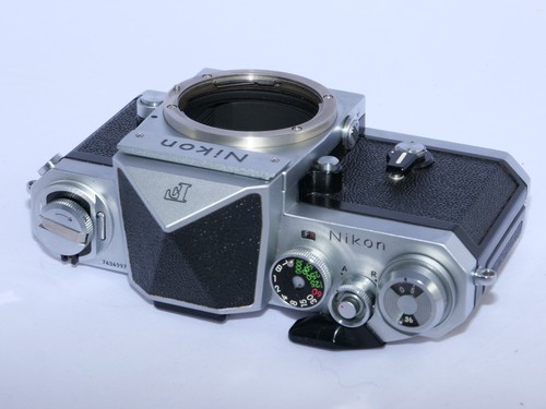 Nikon F APOLLO Chrome SLR Film Camera with Eye Level Prism Finder. Late version! - Picture 4 of 15