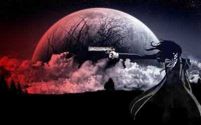 Anime Hellsing Vampire  Gaming Mat Desk 49115