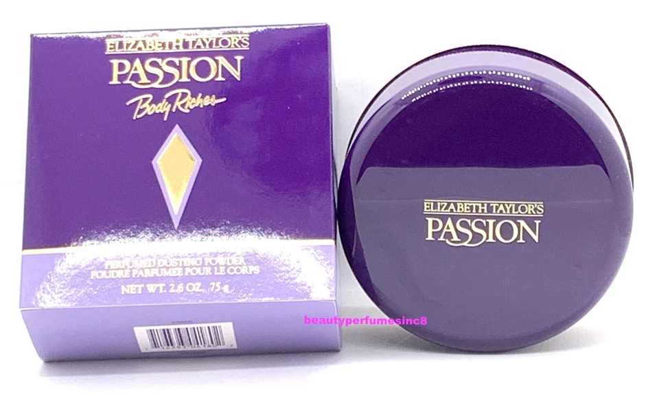 Polvo perfumado para mujer Passion by Elizabeth Taylor 2,6 oz nuevo en caja Foto 3 de 4