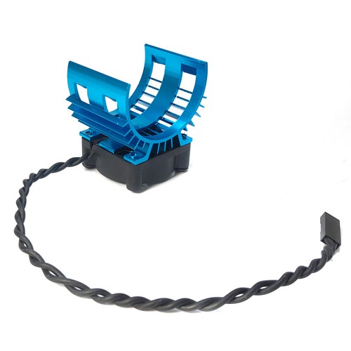 25000rpm 8.4v Motor Fan Remote Control Rc Model Cooler for 1/10 1/8 1/12 RC Car - Picture 11 of 15