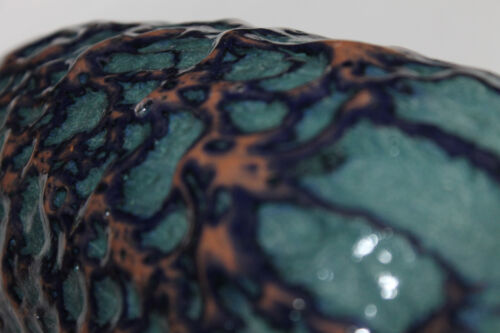 Rar- Scheurich Germany fat lava Keramik Vase 22cm 70er 70s ES Bay Roth vintage - Bild 5 von 13