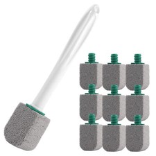 Pumice Stone Toilet Cleaner with Long Handle,Pumice Toilet Scrubber Toilet Bo...