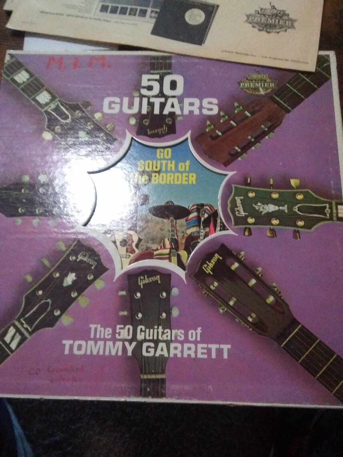 Tommy Garrett 50 Guitars Go South of The Border Vintage 1961 LP Vinyl Record