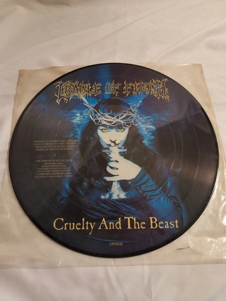 Cradle Of Filth Cruelty And The Beast Vinyl Picture Disc VERY RARE LP - Image 2 of 3