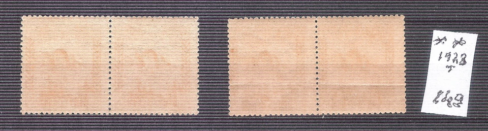 Japan 1923 Visit Hirohito to Taiwan ** , Full series in pairs, MNH, VF (45 - 149 - Image 2 of 2