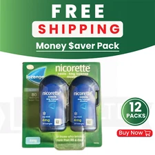 Nicorette Cools 4mg Lozenge Icy Mint 2X40 Lozenges PACK OF 12