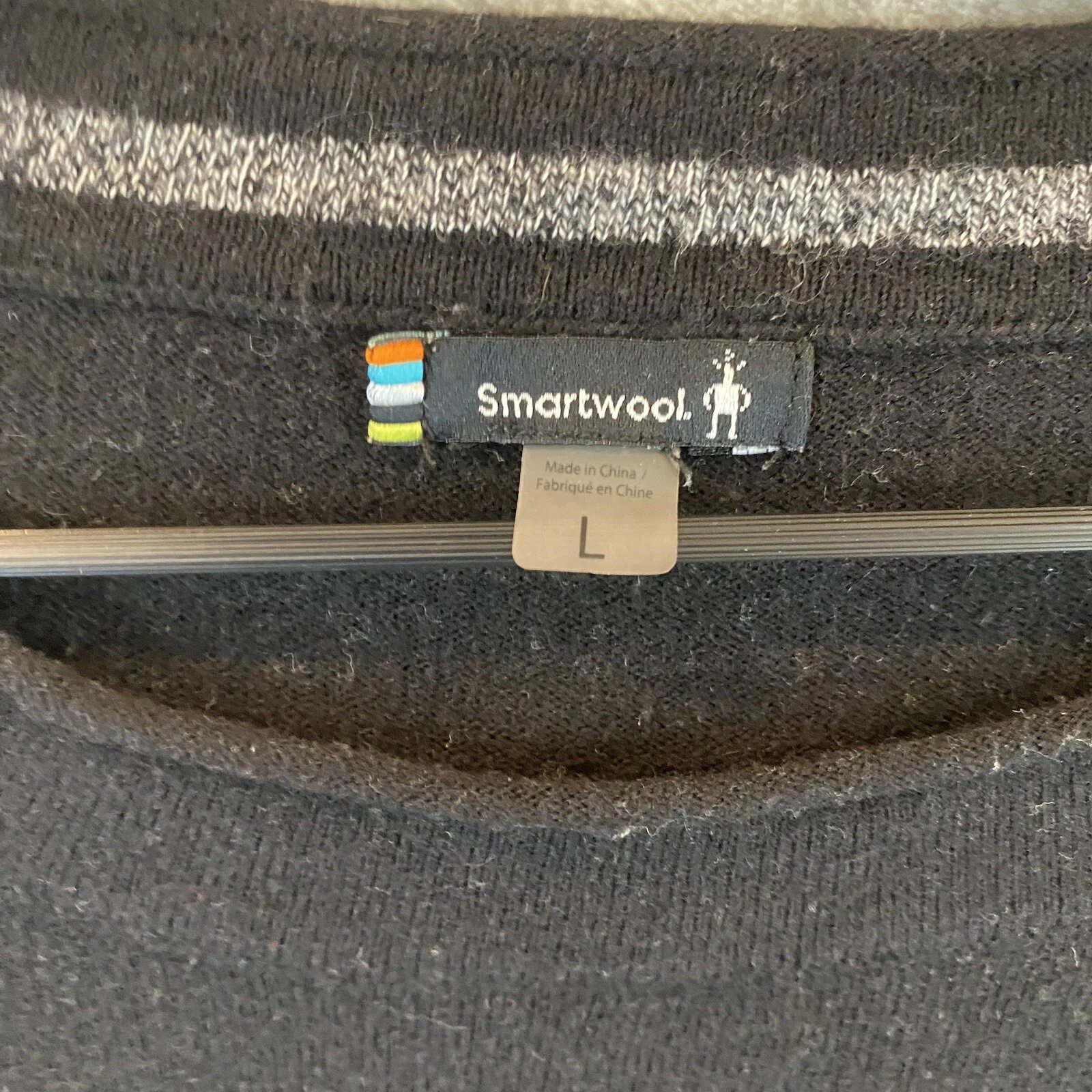 smartwool wool blend shadow pine pocket lightweight sweater
