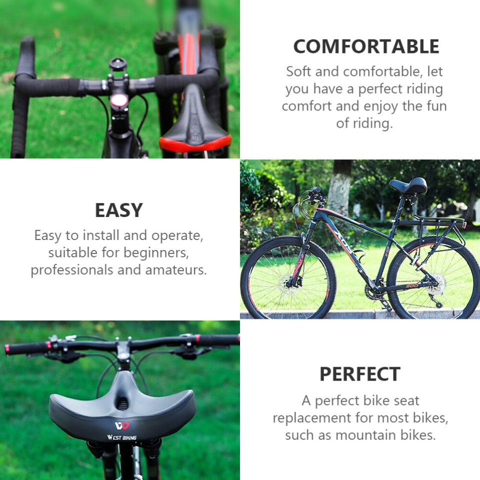 Bicycle Seat Mountain Bike Saddle Replacement Exercise Cover eBay