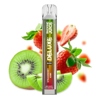 Smoking Juice DELUXE Erdbeere Kiwi Einweg E-Shisha 20mg Nikotin 600 Züge