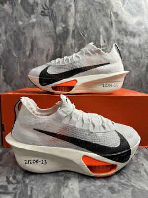 24cm ナイキ アルファフライ ネクスト% 3 プロト FD8357-100 Nike Alphafly NEXT% 3 Proto White Black Orange (W) - FD8357-100