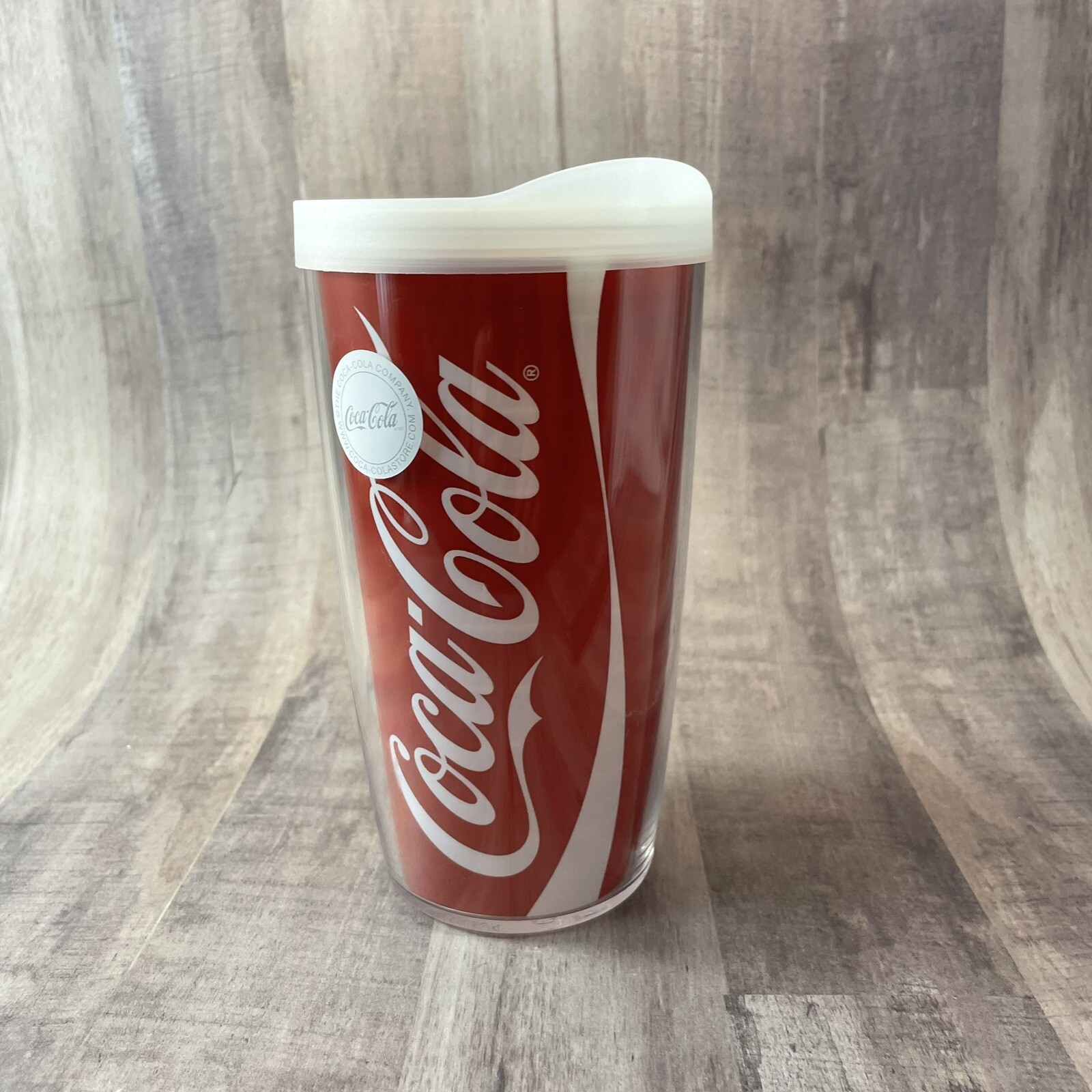 Tervis 16 oz Coca Cola Tumbler Mug Travel Cup w/ Lid Dishwasher Safe