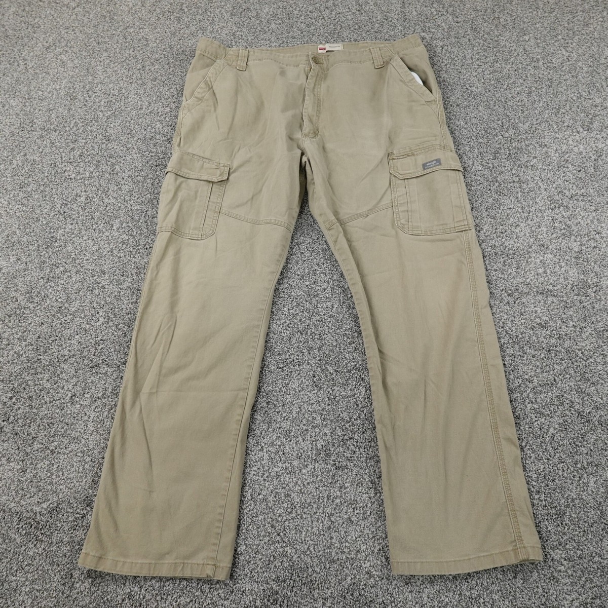 パンツ WIRROW linen cargo pants beige baggy-horbukser-beige-
