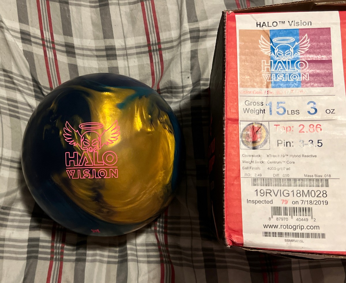 Roto Grip Halo Vision 15 lb Bowling Ball NEW! | eBay