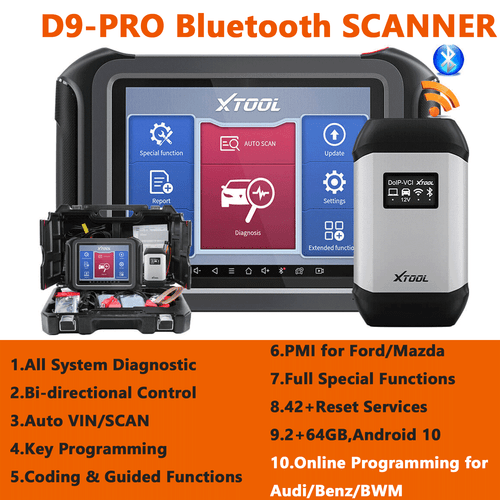 XTOOL D7 D8-BT D9-BT A30M Automotive Diagnostic Scanner Bidirectional Scan Tool - Picture 25 of 34