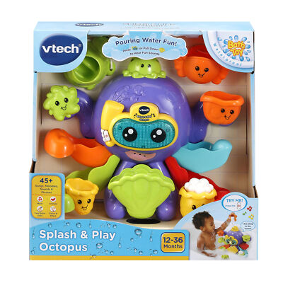 Vtech Splash Play Octopus Bath Toy Australia