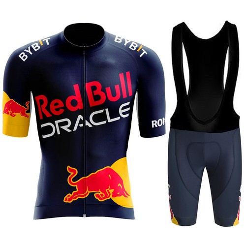 Completo ciclismo Red Bull Corto sportivo da uomo estivo - Foto 6 di 164