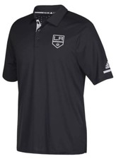 75 Adidas Los Angeles Kings Mens Size Small Hockey Locker Room Polo Nwt Cc8577