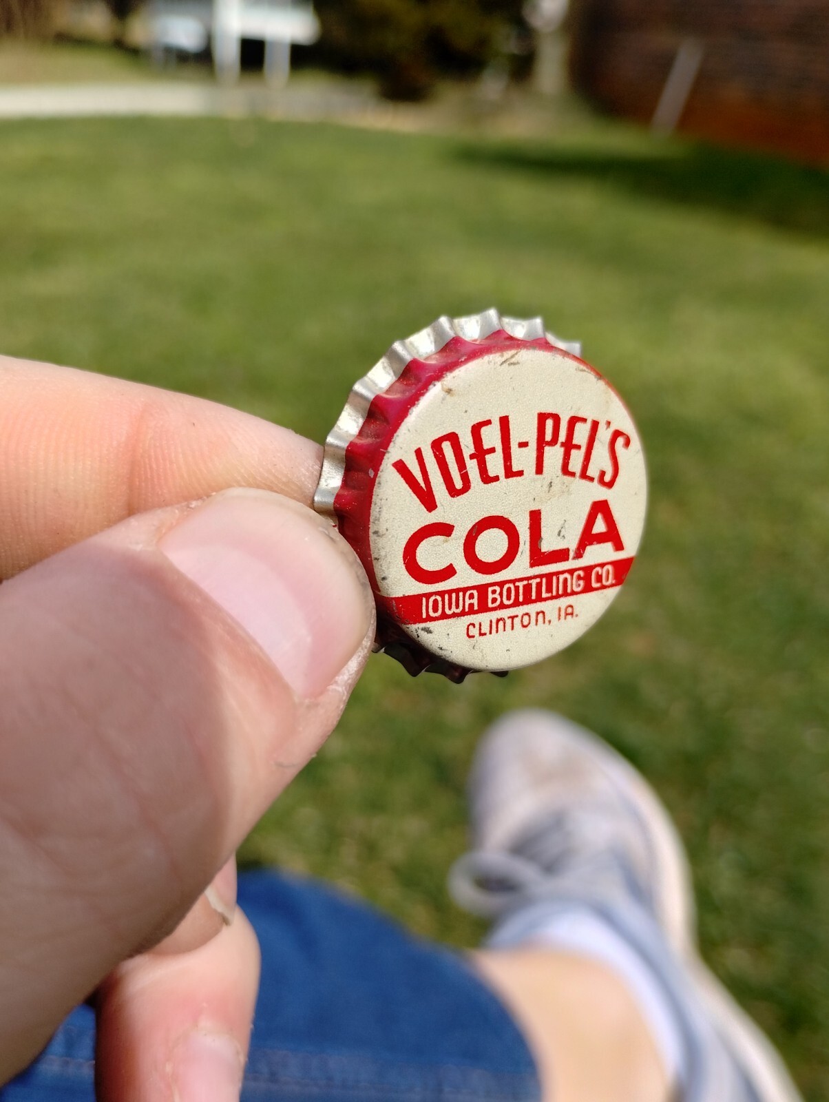 VoelPel's Cola Soda Cork Corklined bottle cap caps Clinton Iowa eBay