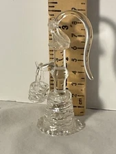 Spun glass water pump with bucket figurine 3 1/2”