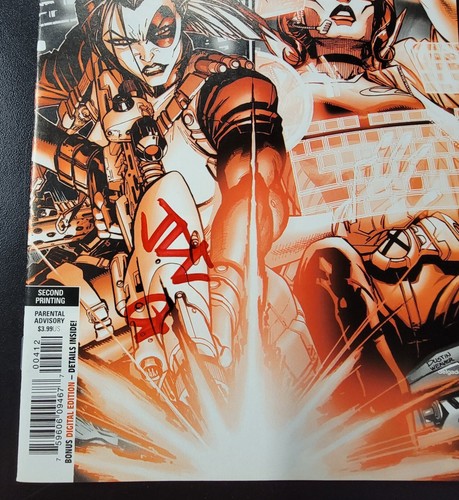 X-Force (2020) #4 2nd Print SIGNED Joshua Cassara Notarized Witness of Signature - Picture 4 of 6