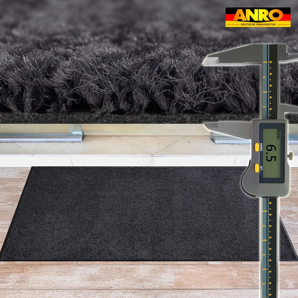 Fußmatte Schmutzfangmatte Türmatte Sauberlaufmatte Fußabtreter Gummirand AMIGO - Bild 3 von 4