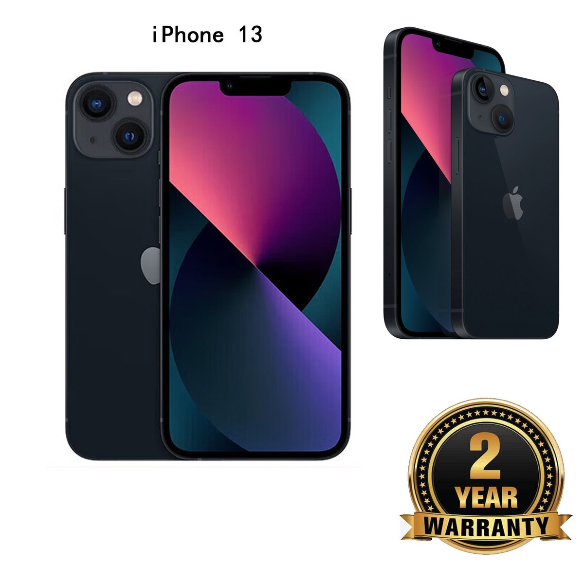 Apple iPhone 13 - 128GB - Midnight (Unlocked) for sale
