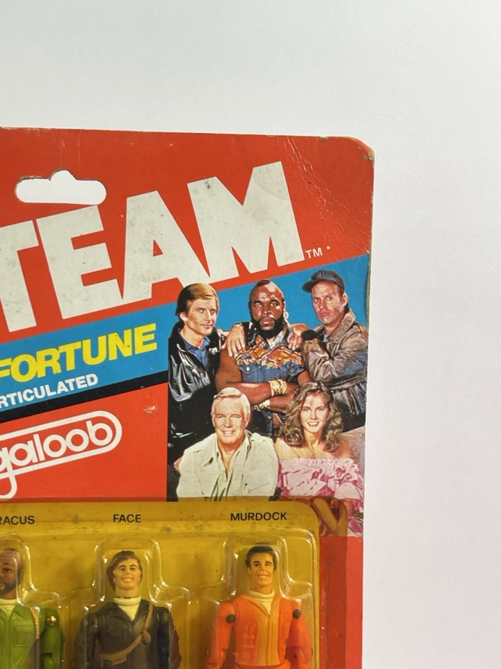 Винтажный оригинал. Фигурка The A-Team Soldiers of Fortune упаковка 4 шт. Galoob в заводской упаковке - Изображение 3 из 4