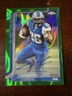 2025 Topps Chrome Jahmyr Gibbs Green Lava Refractor (RAW)