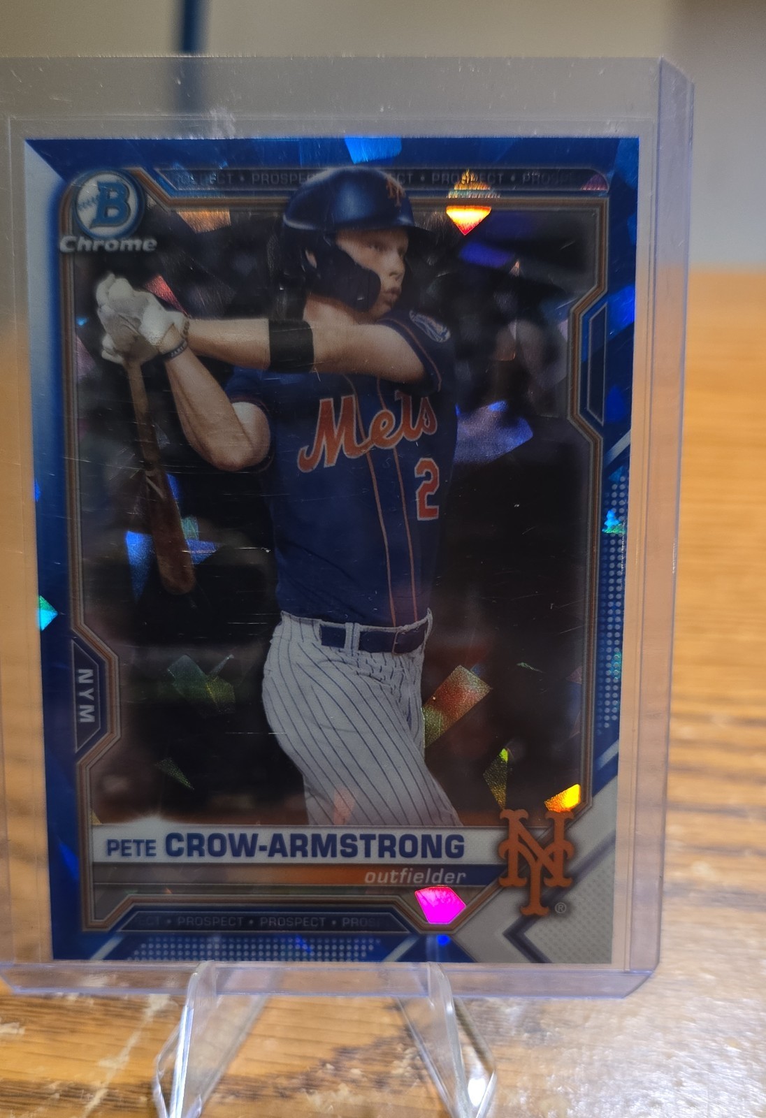 2021 Bowman Chrome Draft Sapphire Edition - Pete Crow-Armstrong #BDC-12 (RC)