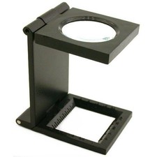 5X Folding Magnifier for Stamps  Coins Hobby Collector Magnification Tool