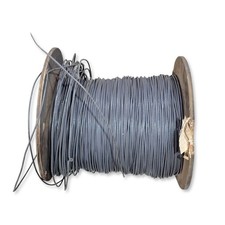12 AWG Solid Copper Building Wire THHN THWN-2 Gray - 56lb Spool - Lead Free