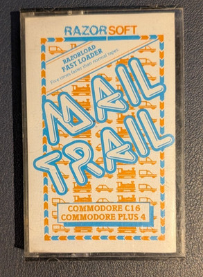 Mail Trail C16/+4 Razorsoft Commodore 16 Plus 4 funktionstüchtig