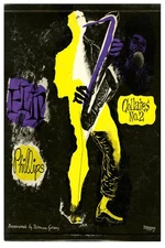 🎷 Jazz Club Saxophone Poster - 24x36” - Retro Mid-century Advertisement 🎶