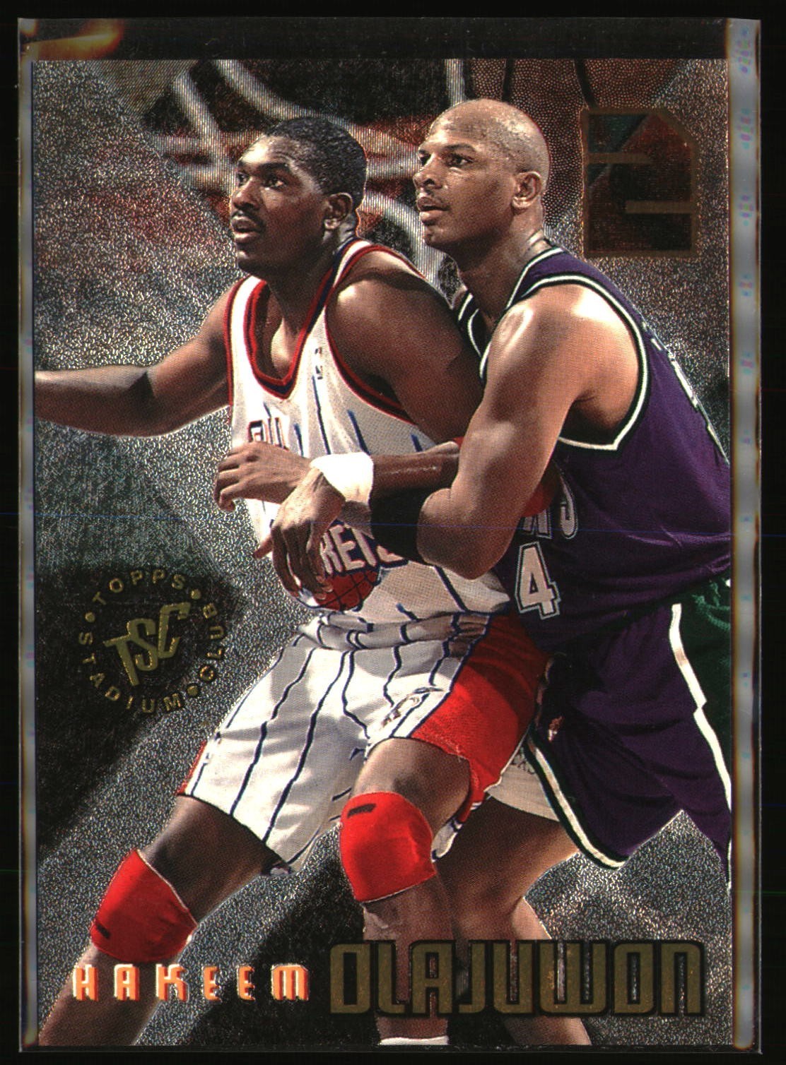 Hakeem Olajuwon 1995/96 Stadium Club Basketball  #H1 ROCKETS