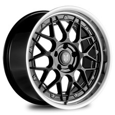 Black Pol x4 19" Fox Hiro Alloys 5x108 ET40 8J Ford Focus St RS Mondeo Kuga