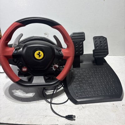 Thrustmaster Ferrari 458 Spider Racing Steering Wheel and Pedals for Xbox One