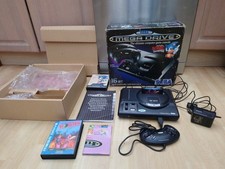 Sega Mega Drive Console boxed with 2 boxed games 1 controllers Working Order 