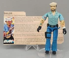 Hasbro G.I. Joe ARAH Vintage Action Figure w/ File Card - Shipwreck