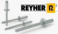 Reyher Blindnieten Flachkopf Alu/Stahl Nieten DIN 7337 Niete von 3,0 bis 6,0