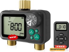 Temporizador de riego de latón con control r...