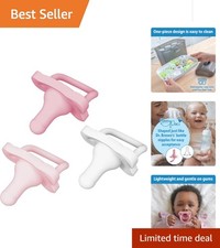 Gentle Silicone Baby Pacifiers, BPA-Free 3-Pack, Ideal For Babies 0-6