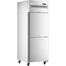 29" VersaHub WiFi-Enabled Right-Hinged Solid Half Door Reach-In Refrigerator