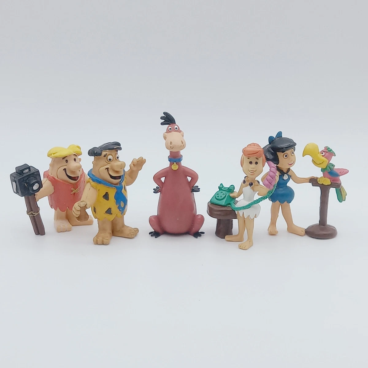 Lot PVC Figures The Flintstones COMICS SPAIN genuine official 80s picapipiedra