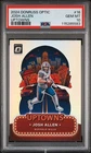 2024 PANINI DONRUSS OPTIC UPTOWNS #16 JOSH ALLEN PSA 10