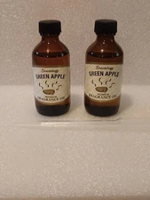 Scentolgy *Green Apple* two  2oz Bottles of  Fragrance Oil  Made in USA 2pk