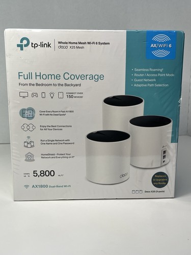 TP-LINK AX1800 Whole Home Mesh Wireless Router System NEW