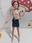 VTG BARBIE SKIPPER DOLL BABYSITTERS INC BROWN & PURPLE HAIR IN ORIGINAL OUT FIT